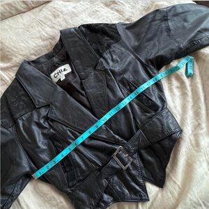 Chia Vintage Leather Jacket